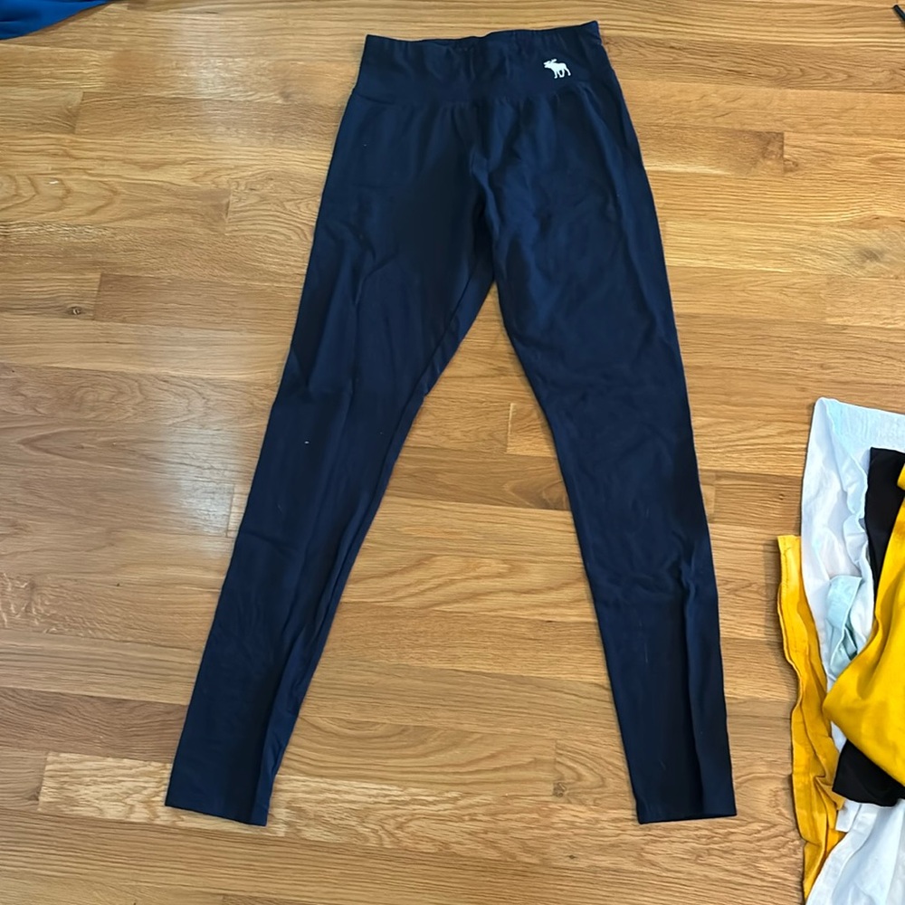 Abercrombie Kids Black Leggings